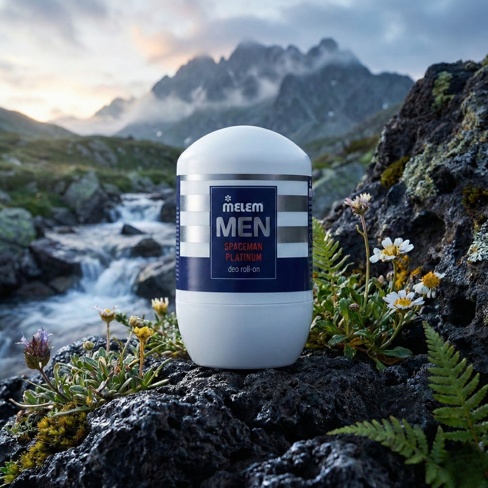 Melem Deo Roll On Spaceman Platinum mit intensivem Duft