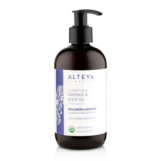 Alteya Organics Entspannendes Massageöl mit Lavendel 250 ml