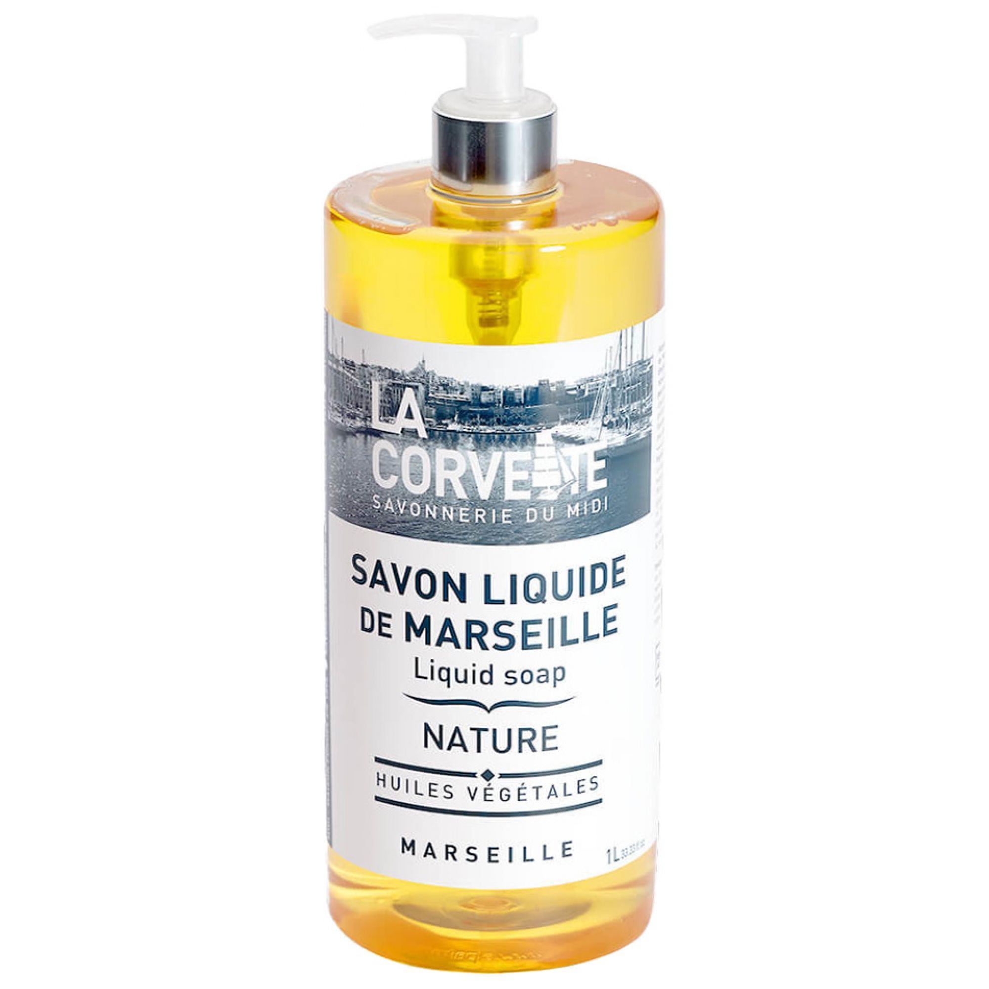La Corvette Natürliche Flüssigseife Marseille 24x8,3x8,3 cm