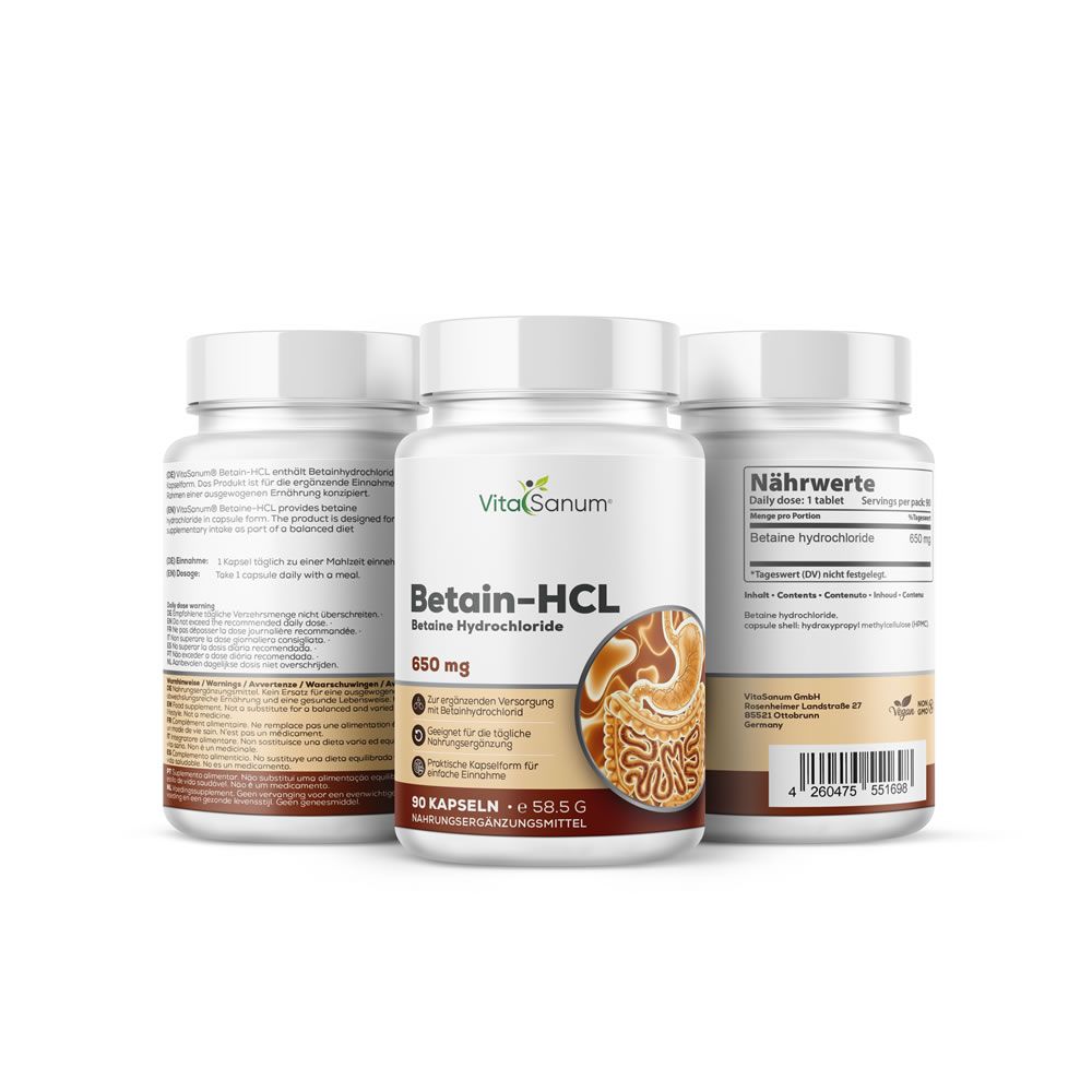 VitaSanum® - Betain-HCL (Betainhydrochlorid)