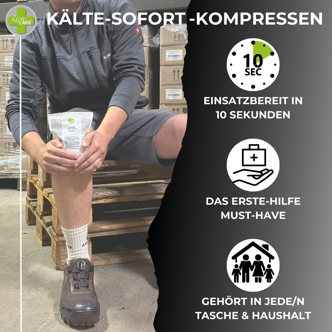 LisaCare Kälte-Sofort Kompressen - Kühlkompressen