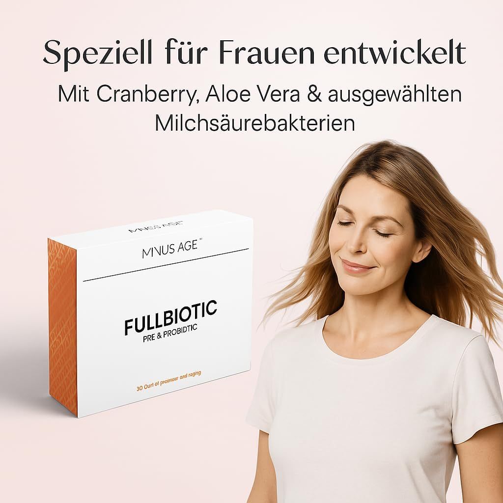 Minus Age Fullbiotic Präbiotika und Probiotika Kapseln