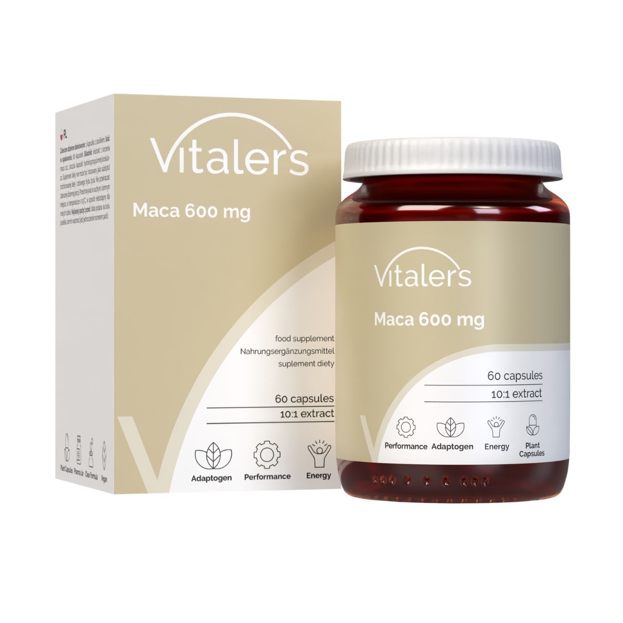 Vitaler’s Maca 600 mg 60 St Kapseln