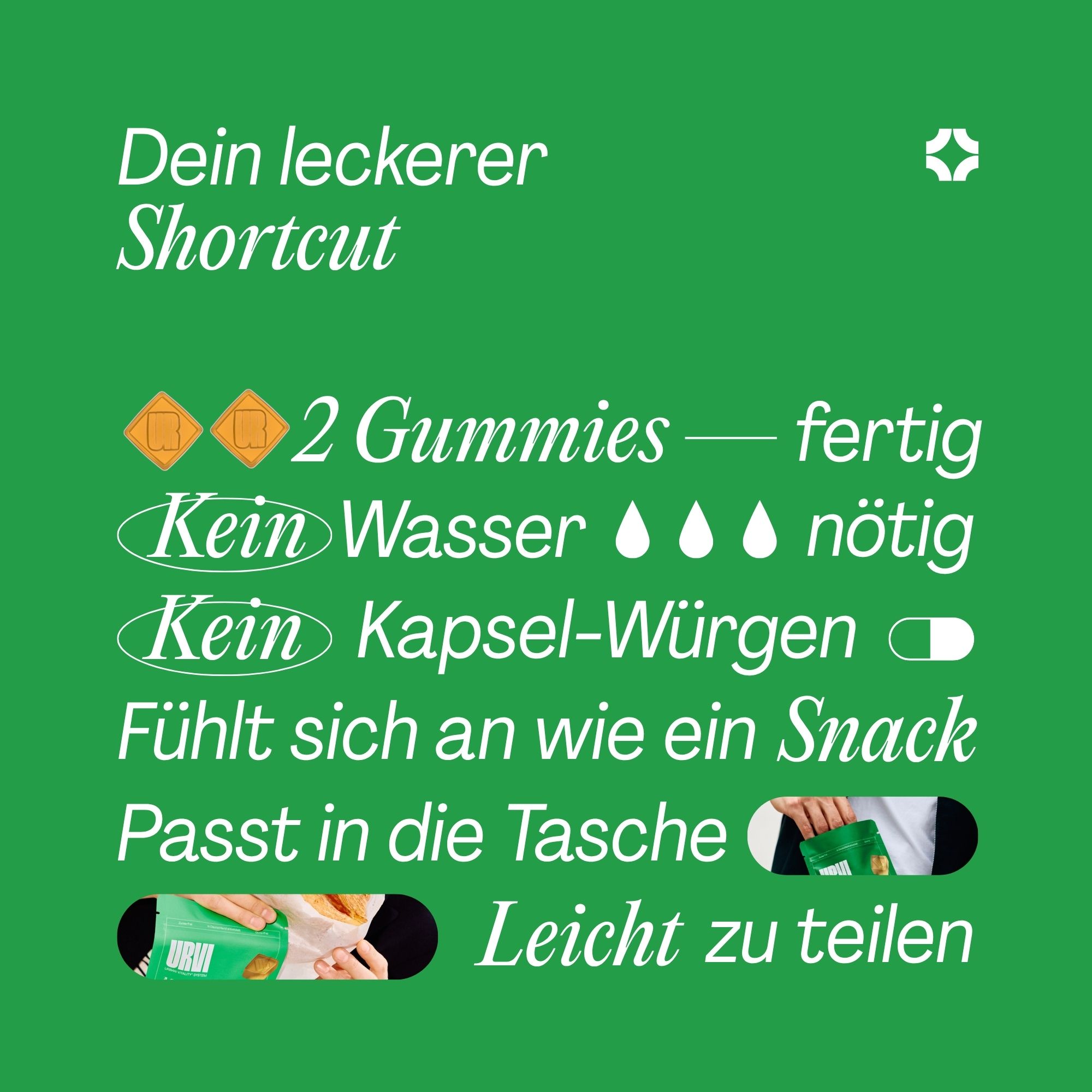URVI® Balance Gummies mit Safran, Inulin, Ingwer, Chrom & Cholin – Zuckerfrei