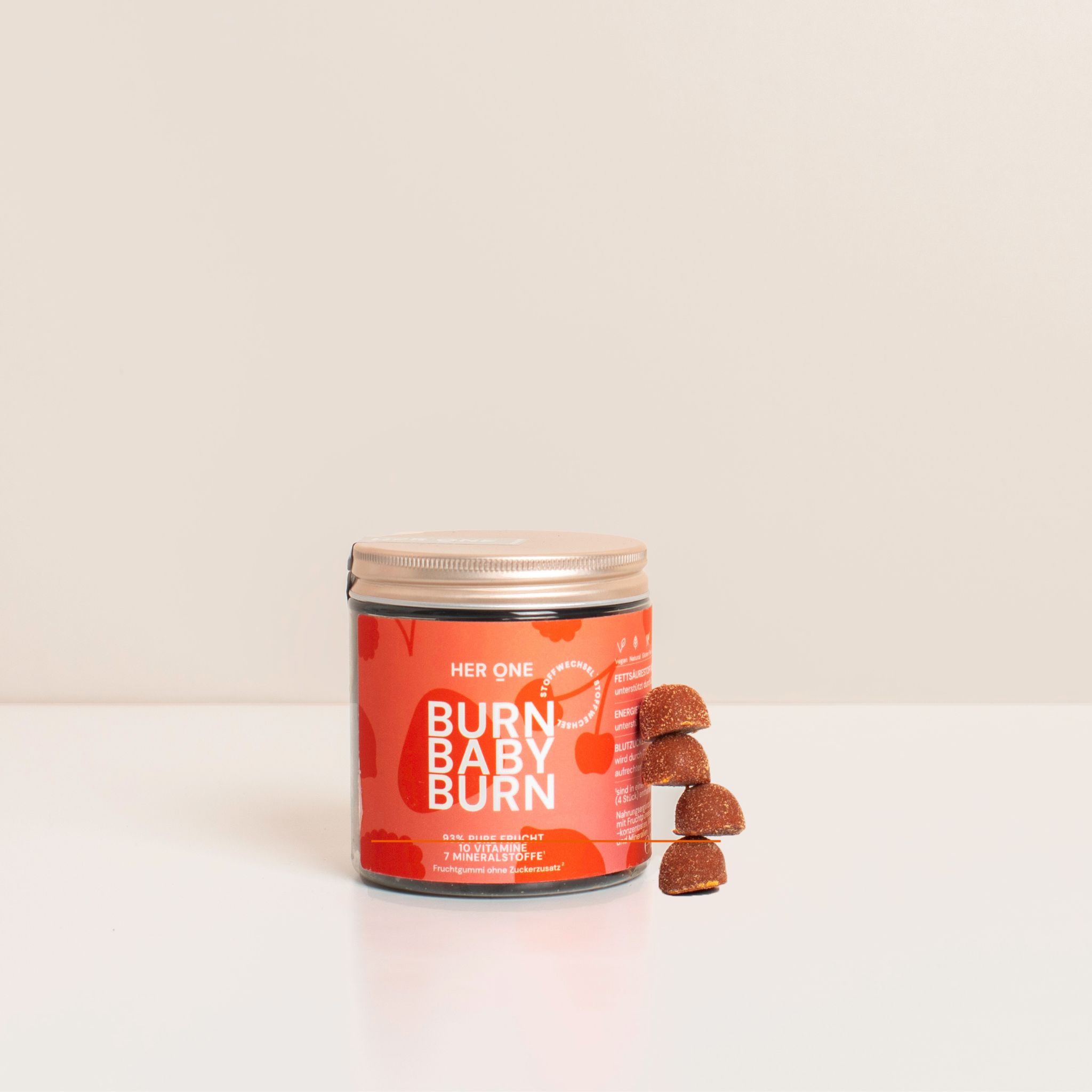 HER ONE Burn Baby Burn - Stoffwechsel Vitamin Fruchtgummi