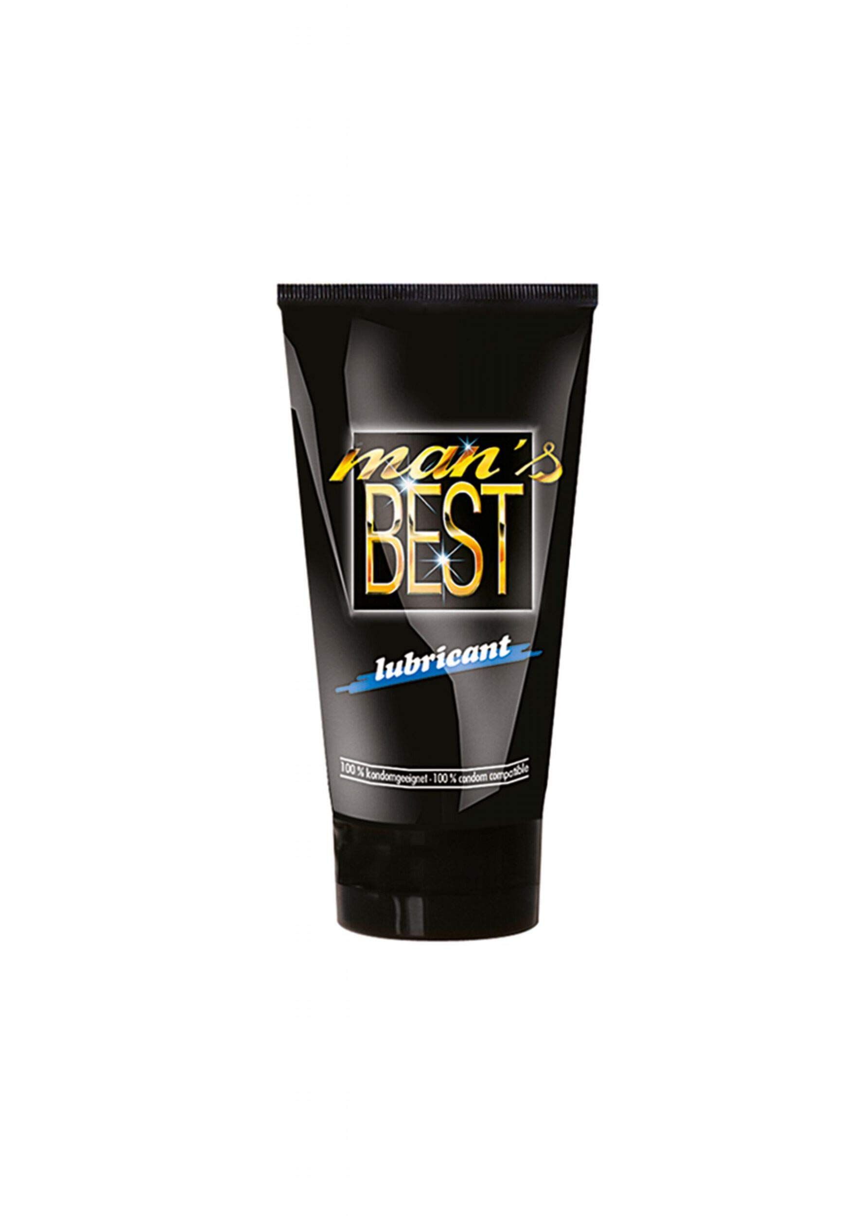 Schwarze Tube mit 'man's BEST lubricant' Aufschrift.