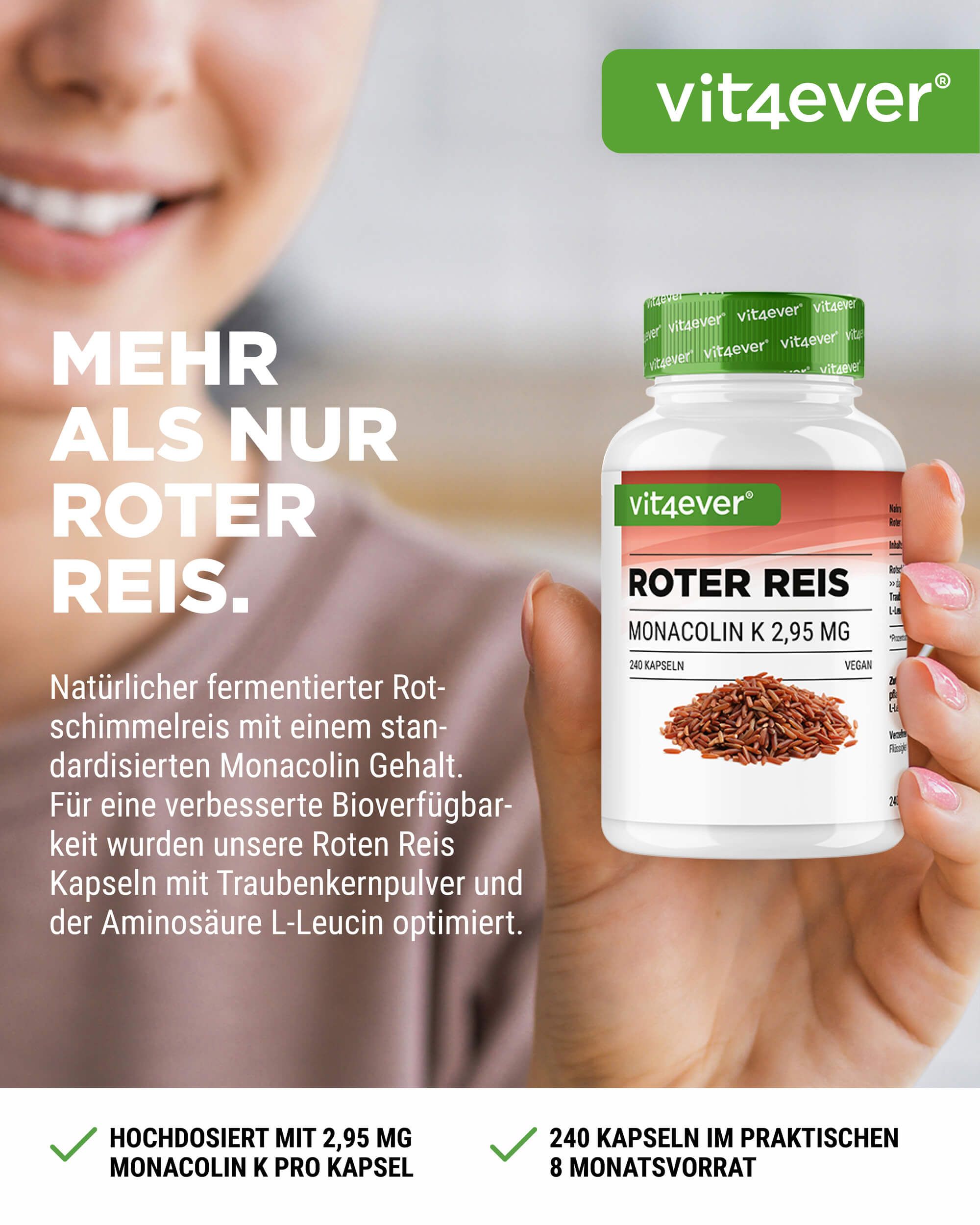 Vit4ever Roter Reis Extrakt
