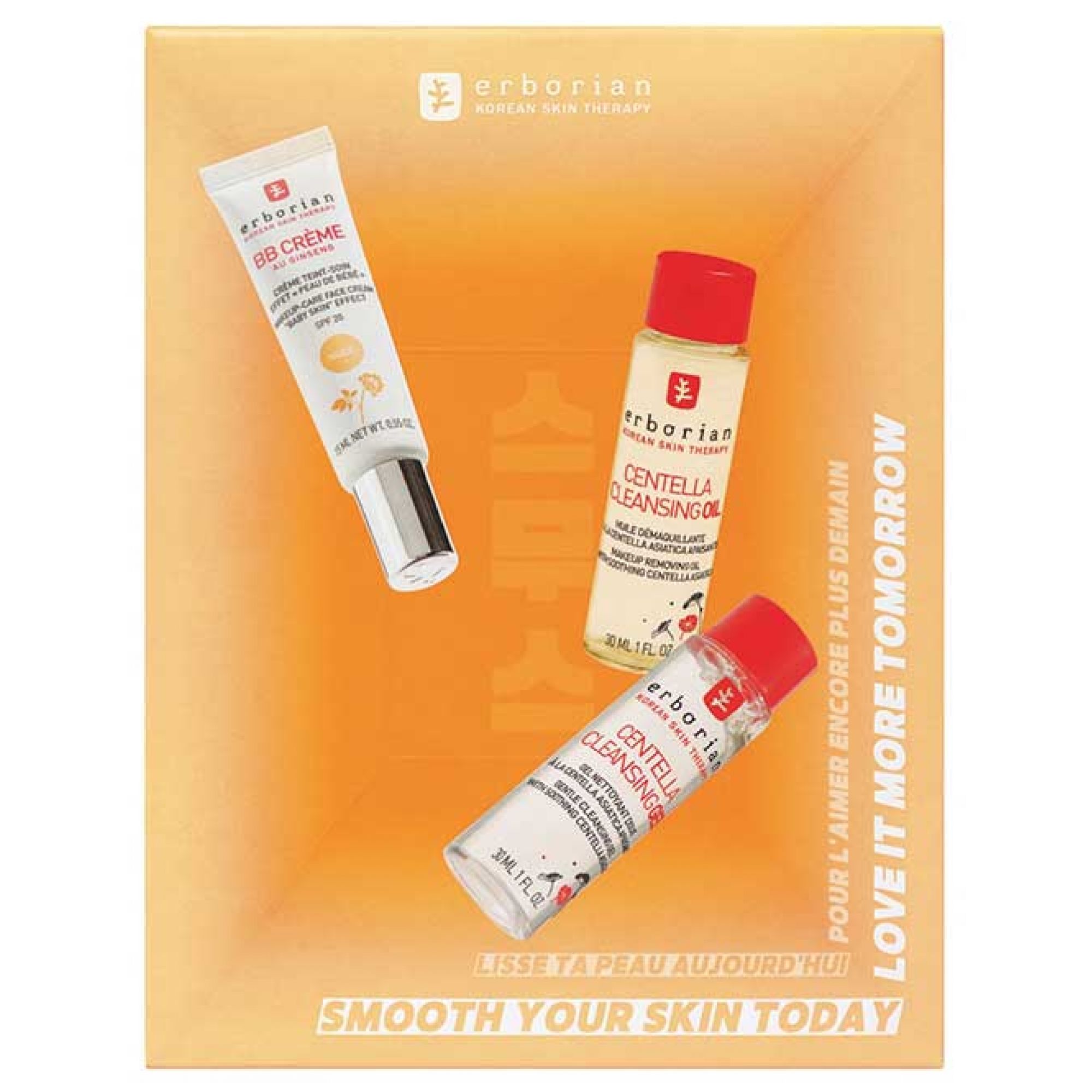 Erborian BB Cream mit Ginseng + Doppelreinigung (Farbton: Nude) 13,4x3,3x20,4 cm