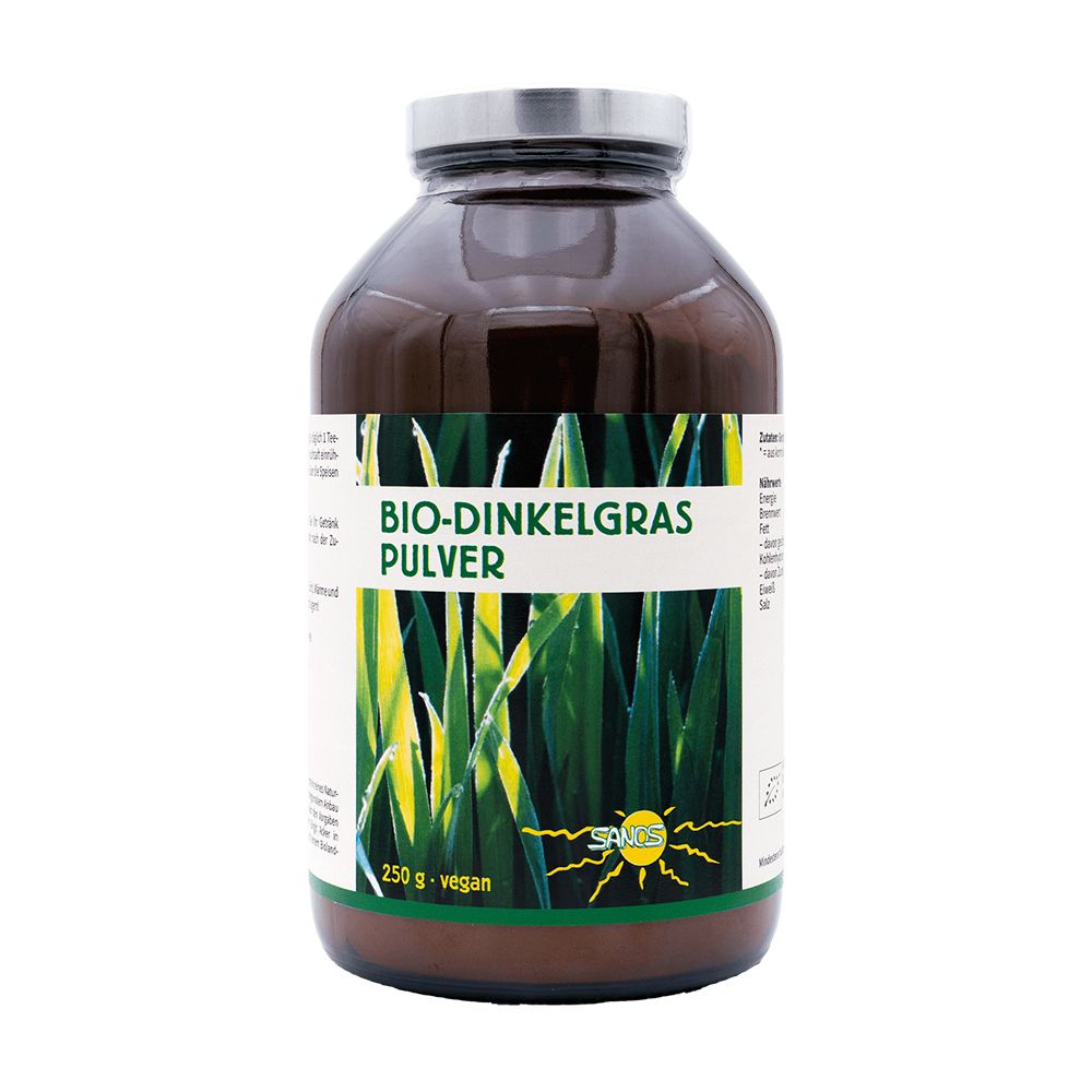 Dinkelgras-Pulver von Sanos 250 g Pulver