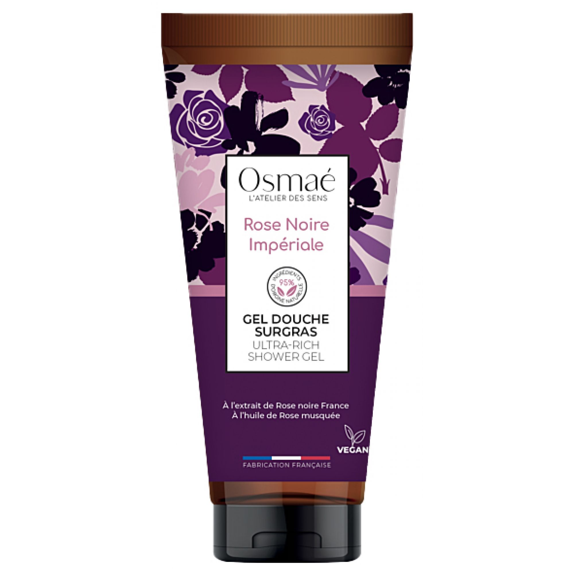 Osmaé Surgras Duschgel Black Imperial Rose 6,2x3,7x14 cm