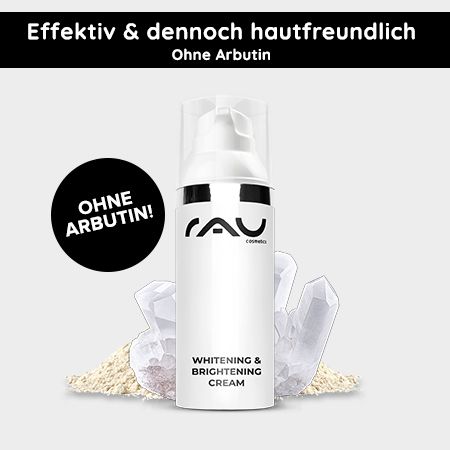 RAU Cosmetics Whitening & Brightening Cream - hautaufhellende Creme gegen Pigmentflecken, Rötungen 50 ml