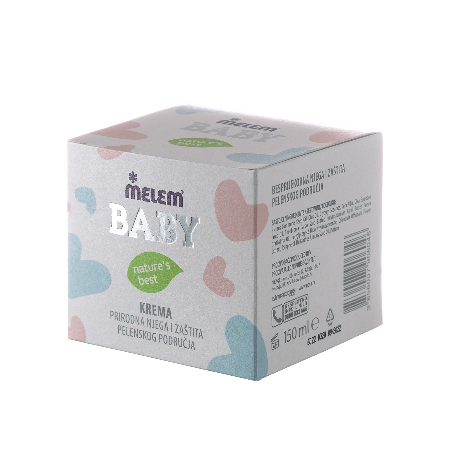 Melem Baby Creme zur Pflege des Windelbereichs