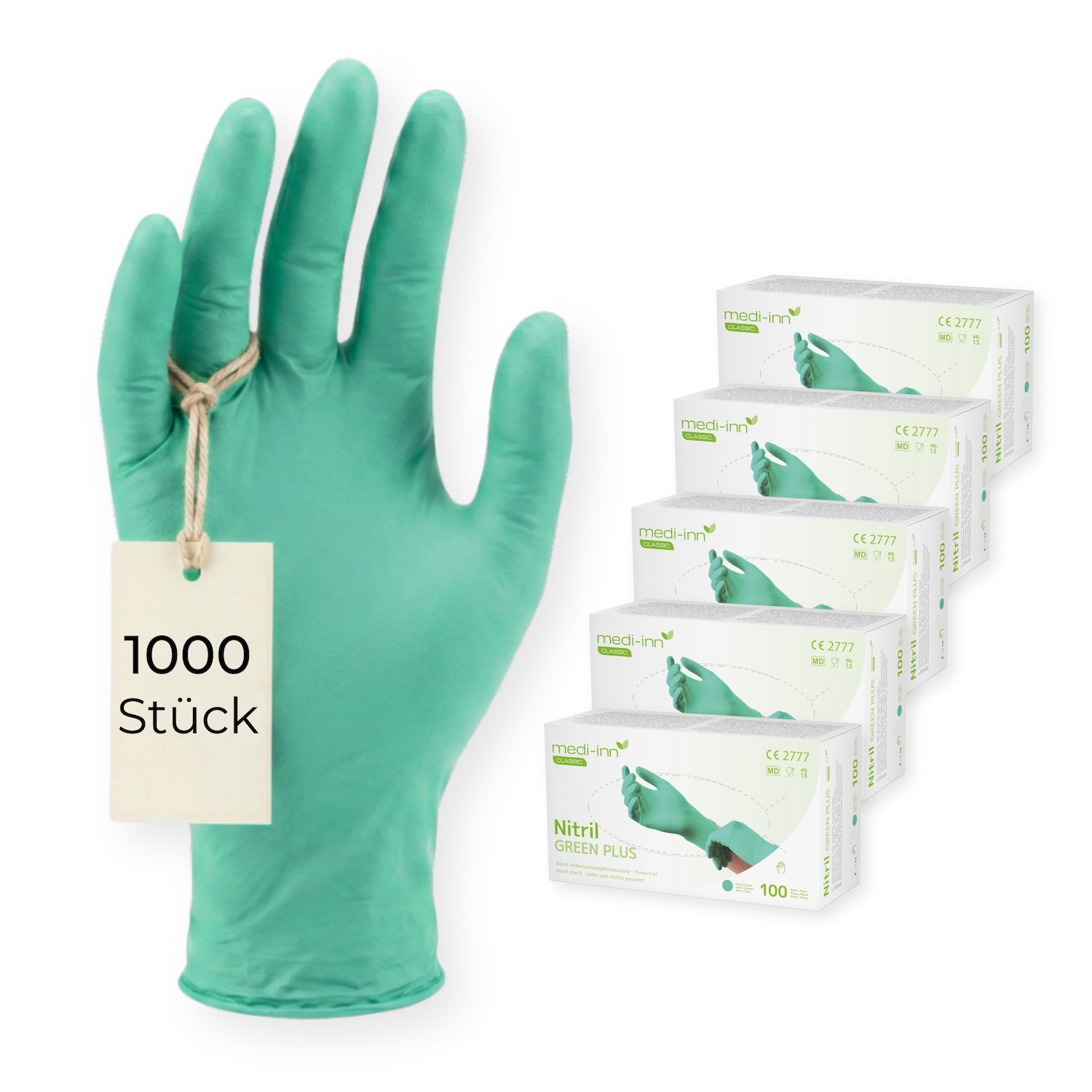 Medi-Inn Nitril Green Plus Einmalhandschuhe