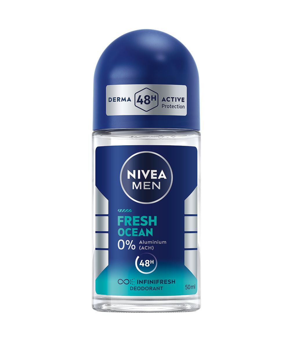 NIVEA MEN Deodorant Fresh Ocean Deo Roll-On