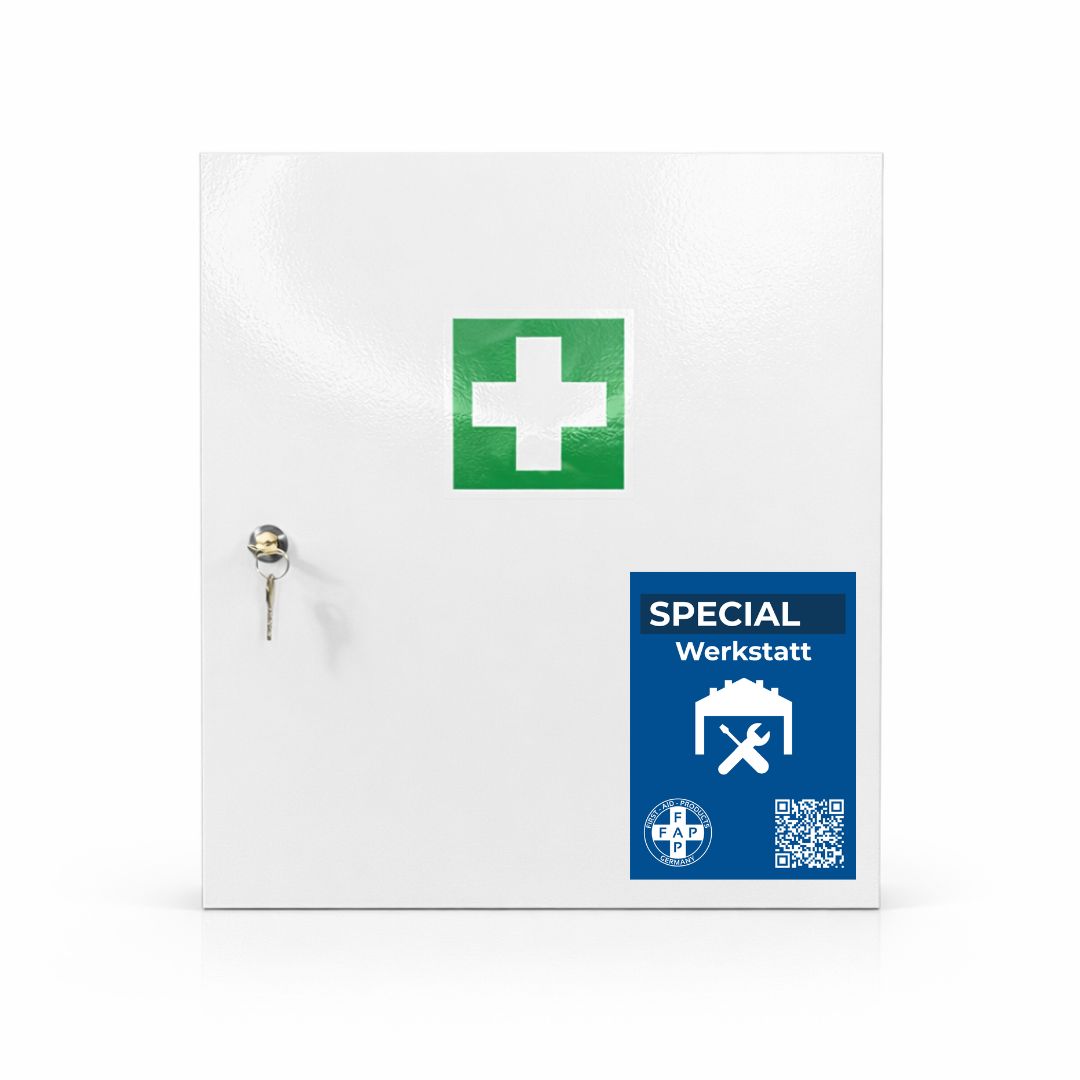 FAP First Aid Products Erste-Hilfe-Schrank Werkstatt DIN 13157 - eintürig 1 St