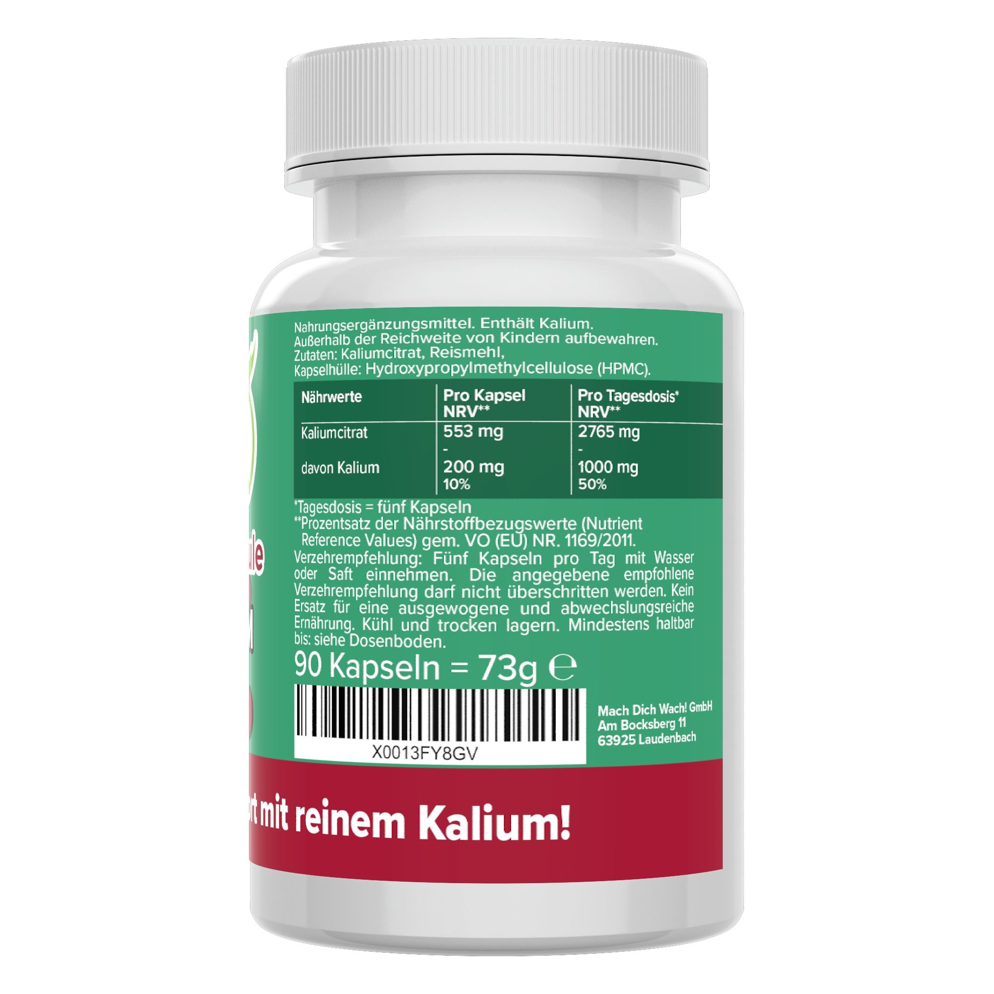 Kalium Kapseln - Vitamineule® 90 St