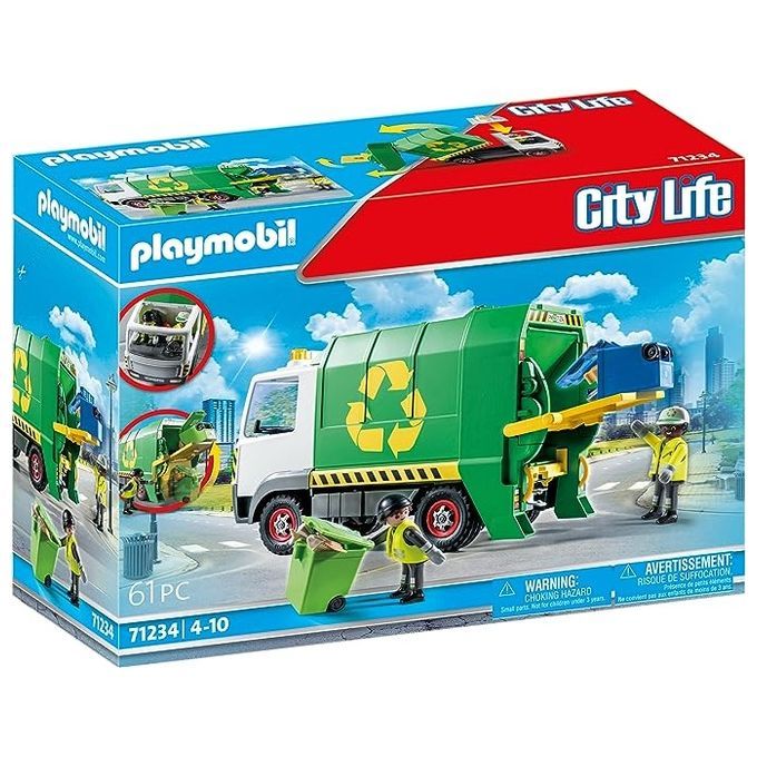 Playmobil City Life Camion Raccolta Differenziata