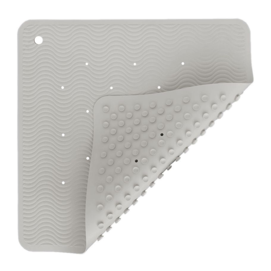 Hevea Badewanneneinlage Naturkautschuk Wave Square Granite 1 St