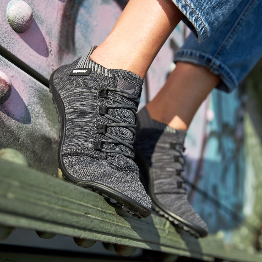 Leguano Beat Barfußschuh Gesundheitsschuh anthrazit