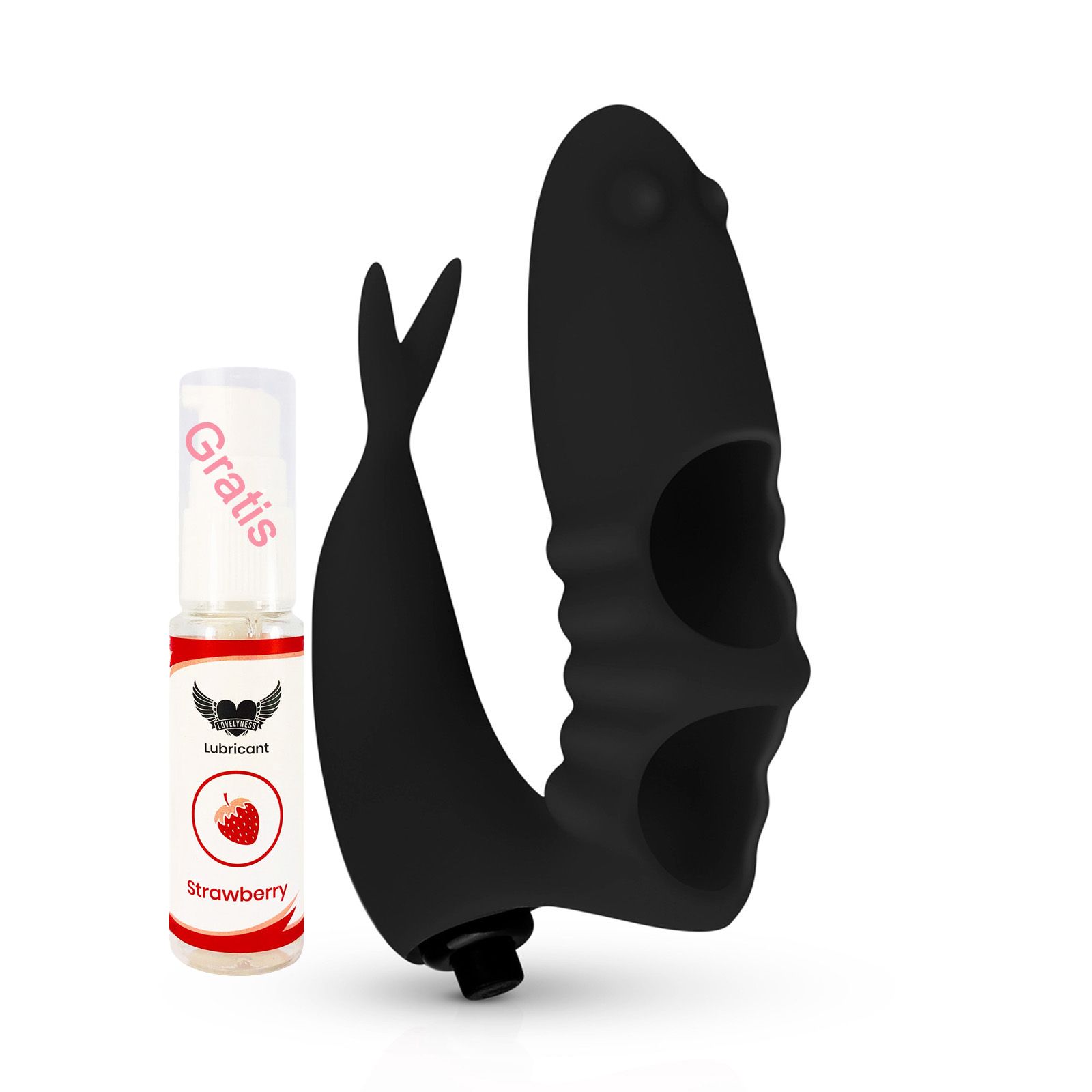 Easytoys - Fingervibrator Vibrator aus Silikon in Schwarz