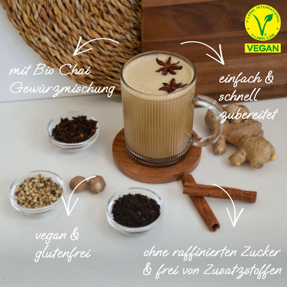 Pelster's Chai Tee mit Haferdrink