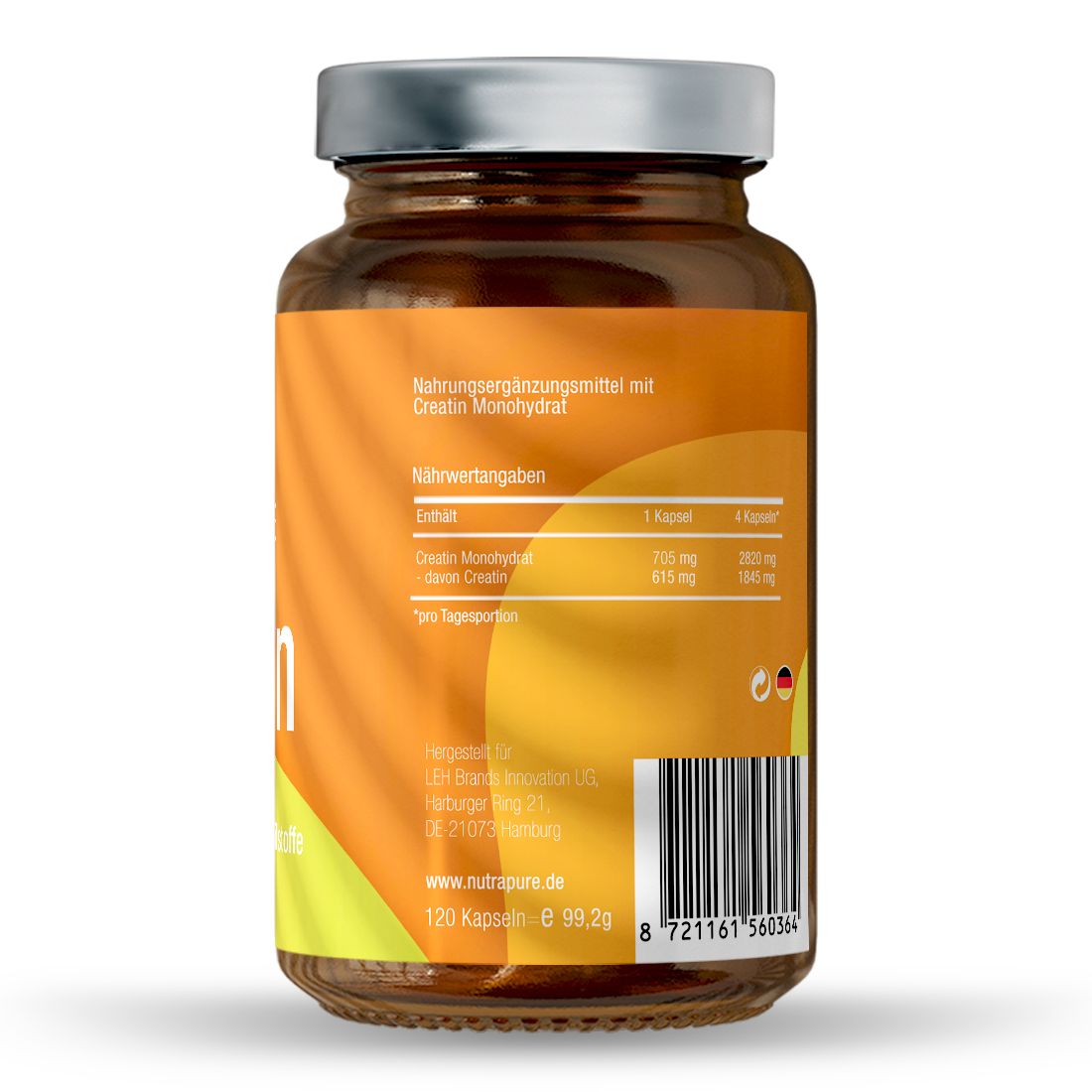 Nutrapure Creatin Monohydrat Kapseln