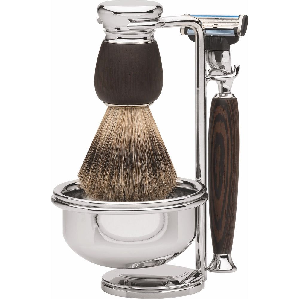 Erbe Solingen Rasierset Milano Wenge 4-teilig 1 St
