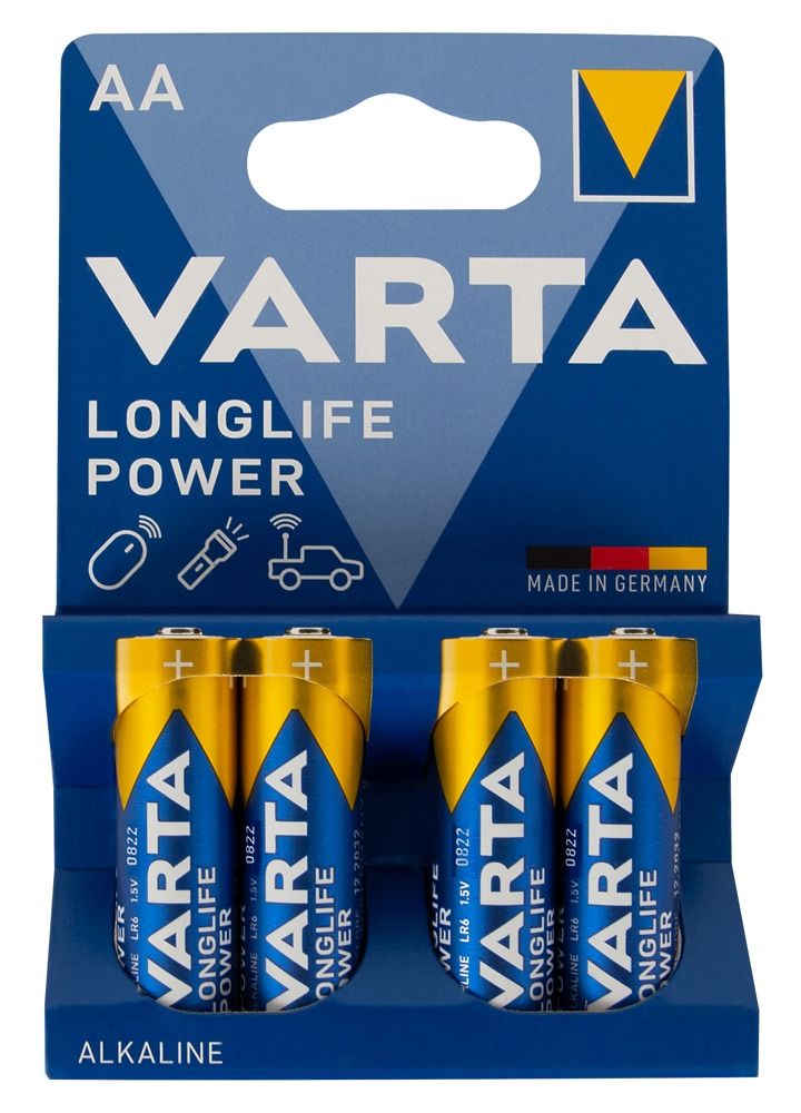 Varta Mignon AA Batterien im Doppelpack, Alkaline, Made in Germany.