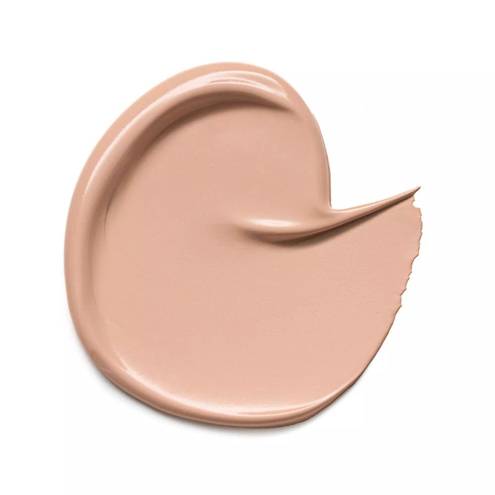 Klecks Essence Camouflage Matt Concealer. Beige Farbton auf weißem Hintergrund.