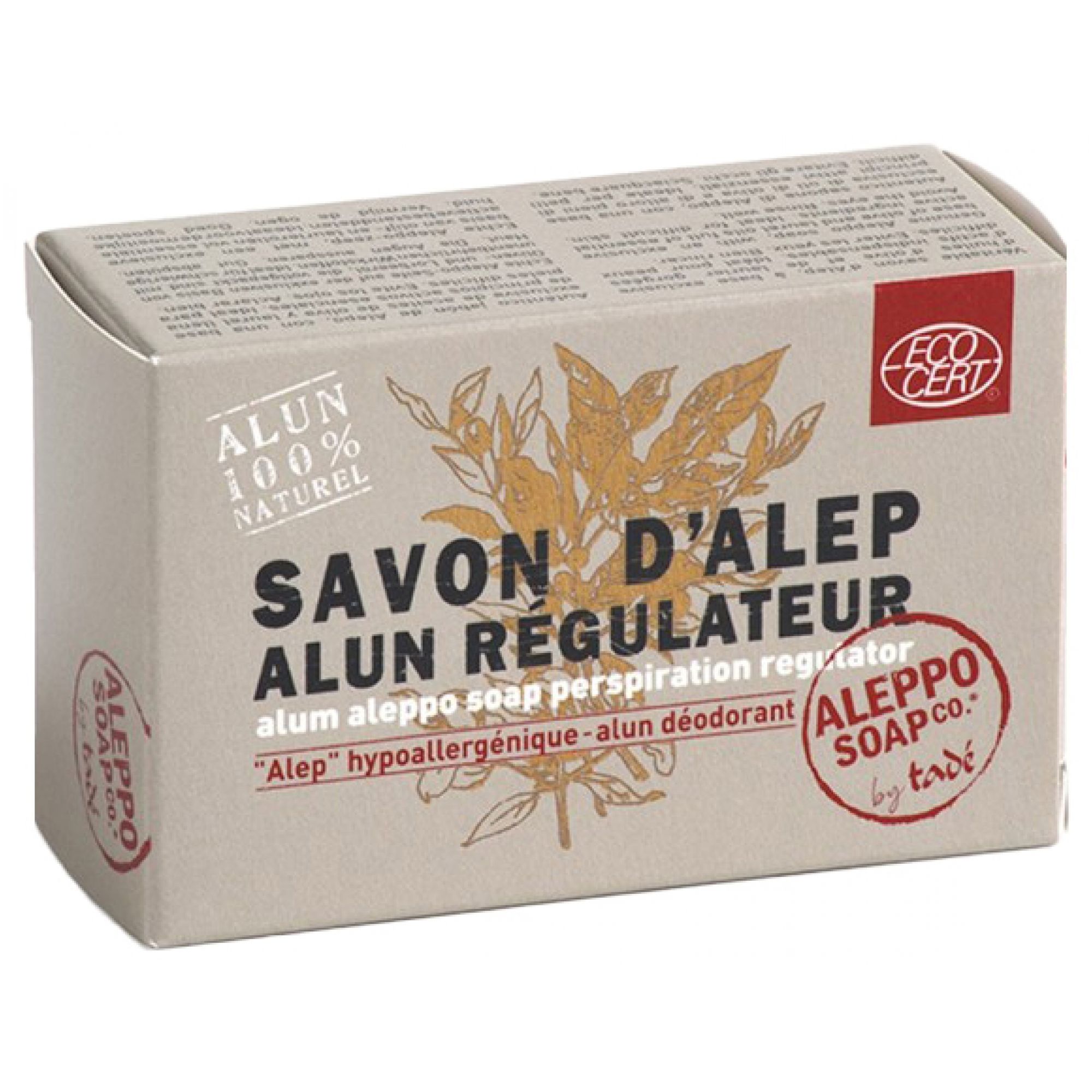 Tadé Aleppo-Seife Alaun Regularend 9,2x5,9x3,8 cm