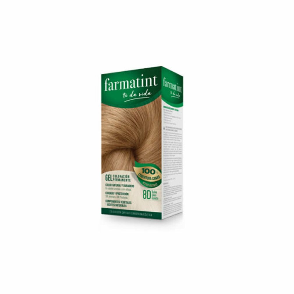 Farmatint Colore Permanente Gel 8D Biondo Chiaro Dorato 0,15 L
