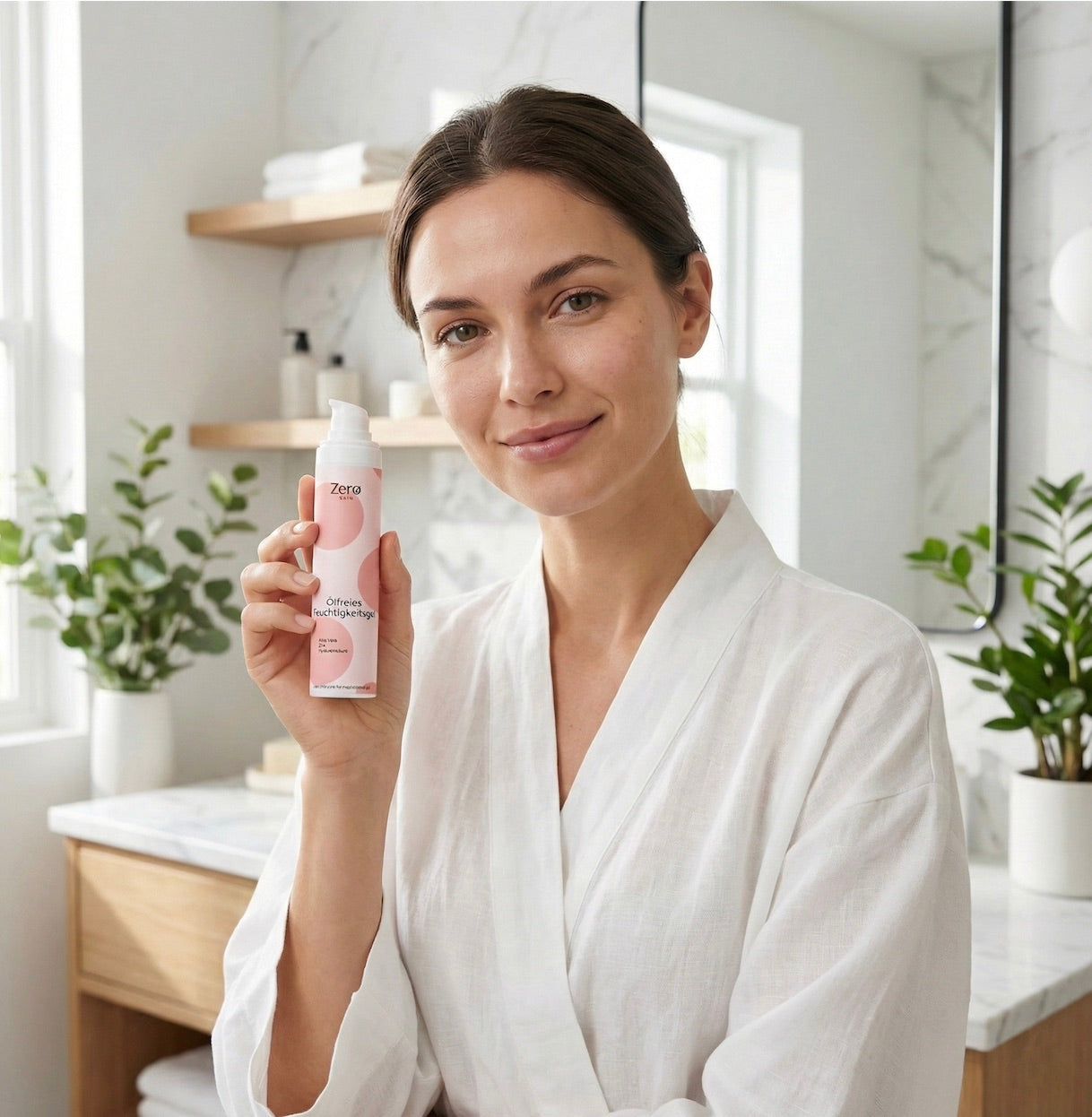 Zero Skin Ölfreies Feuchtigkeitsgel, hydratisierend ausgleichend für normale bis ölige Haut