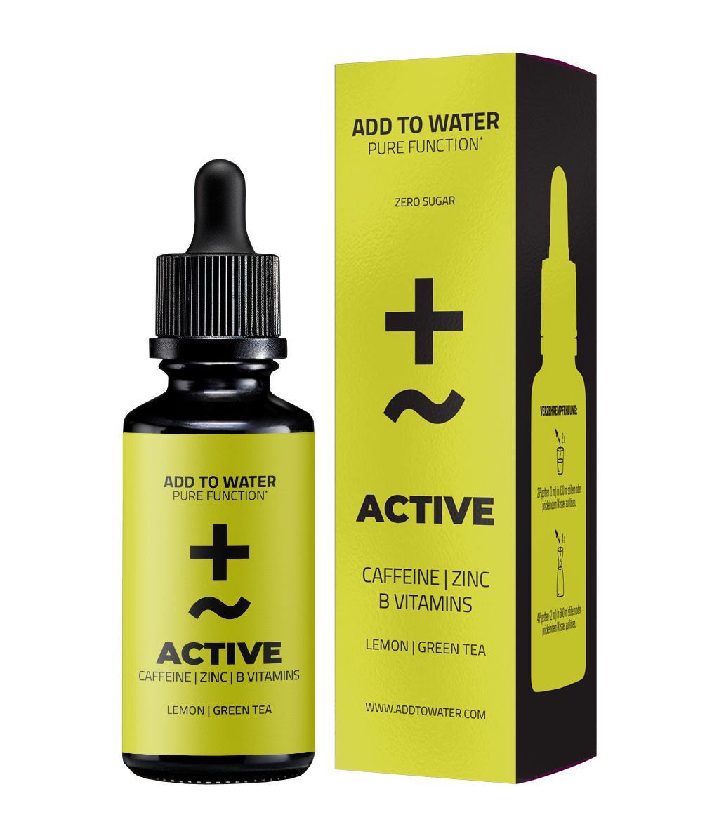ADD TO WATER Active, zuckerfreies Getränkekonzentrat