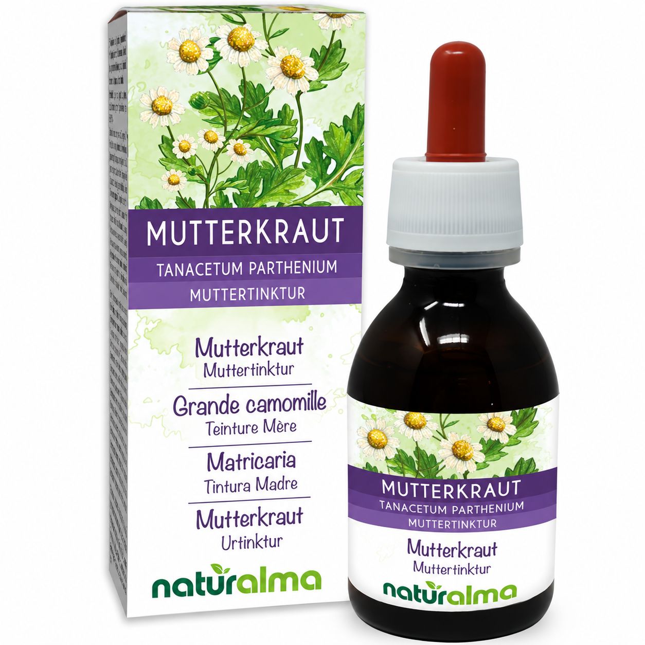 Naturalma Mutterkraut (Tanacetum parthenium) alkoholfreie Tropfen 200 ml