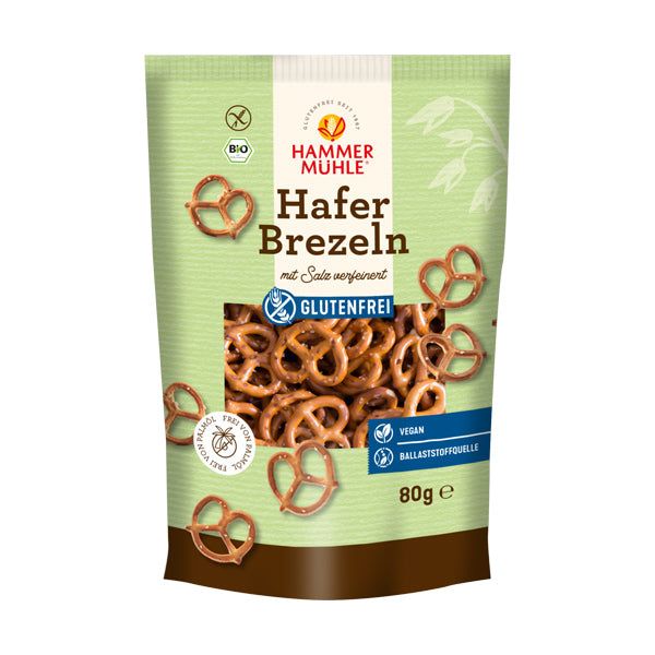 Hammermühle Hafer Brezeln BIO glutenfrei