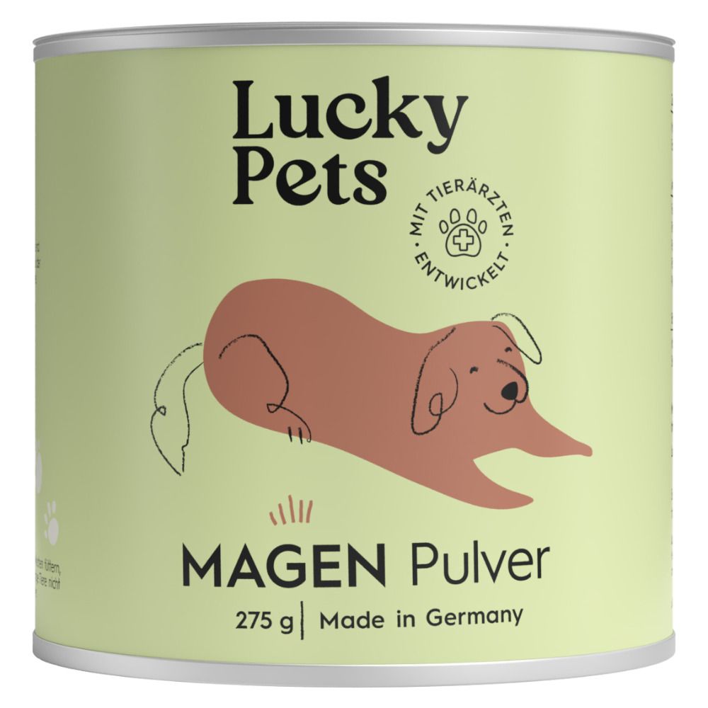 Lucky Pets Magenpulver für Hunde mit Ulmenrinde 275 g, ohne Aufkochen, sofort verzehrfertig g Pulver