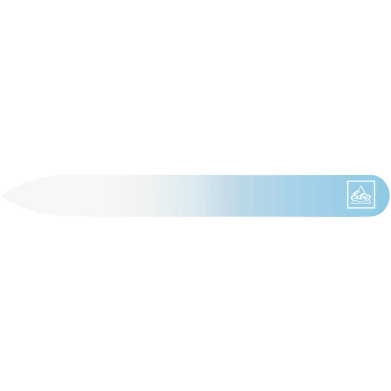 Erbe, Glasfeile 9 cm / Köcher Blau