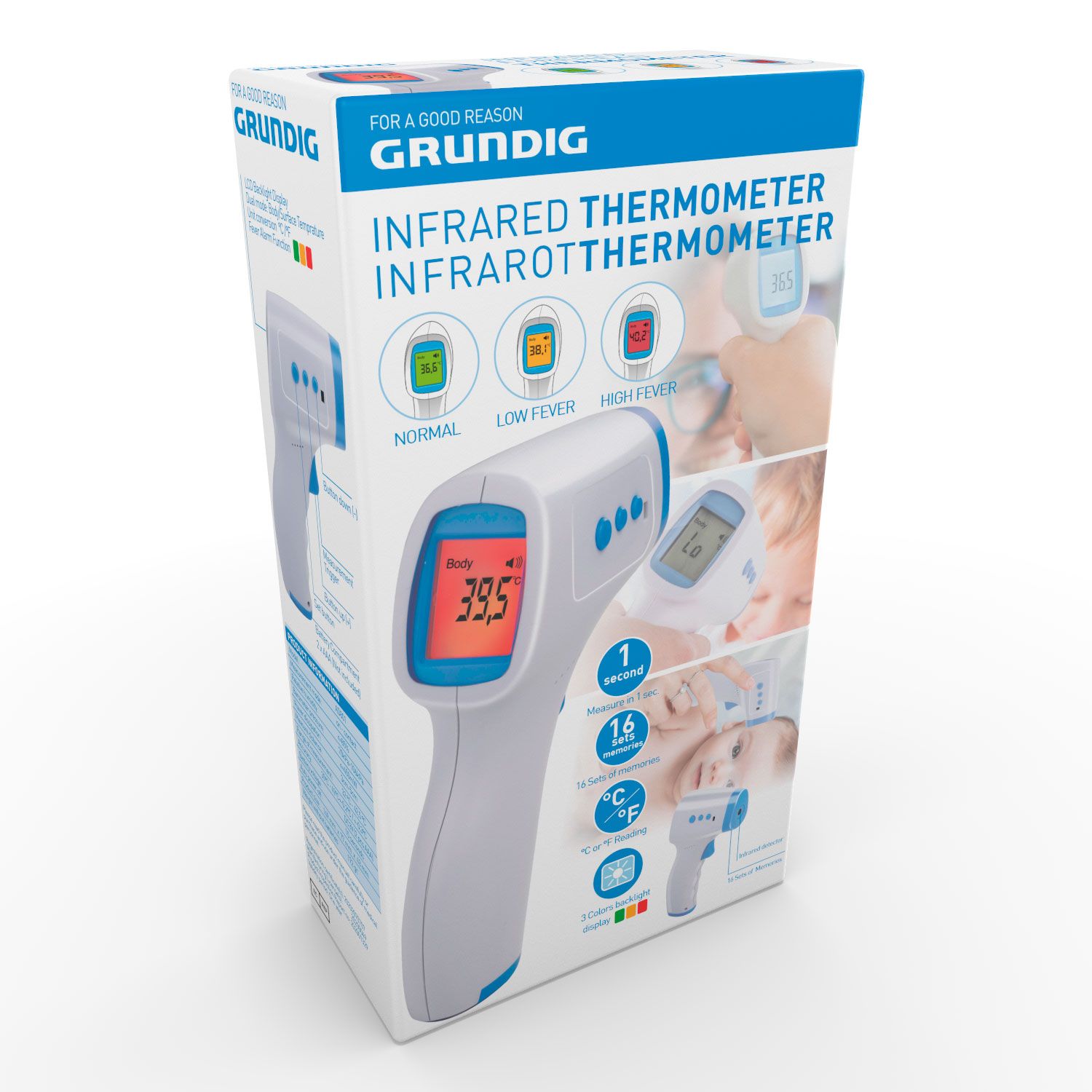 Grundig Infrarot-Thermometer »Berührungslos«