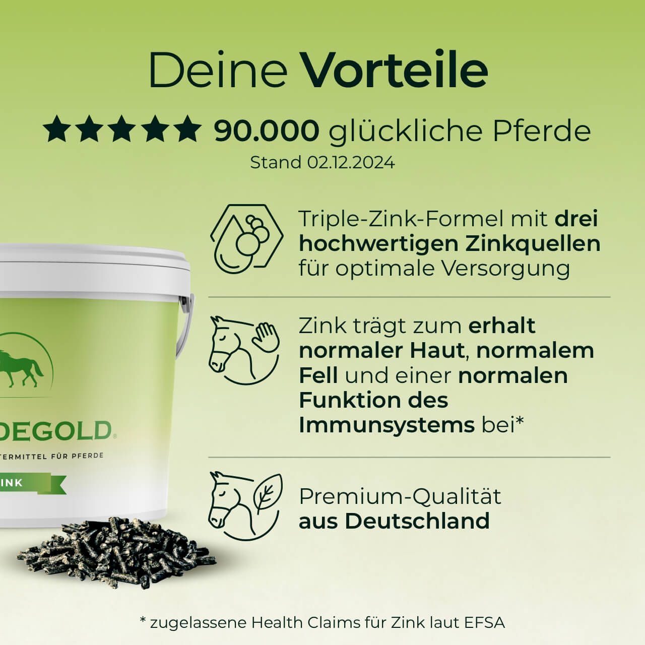 Pferdegold Zink