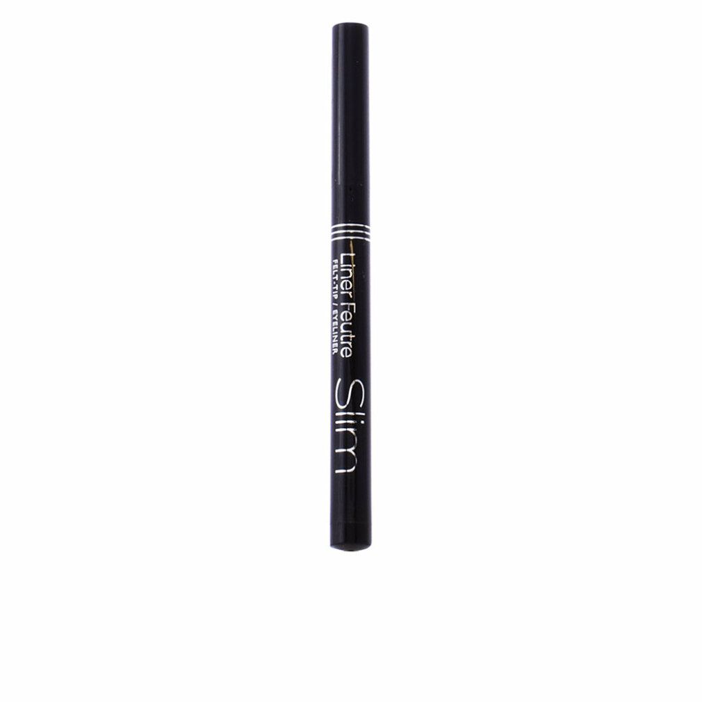 Schwarzer Eyeliner-Stift. Aufschrift: Liner Feutre Slim. Schwarze Spitze.