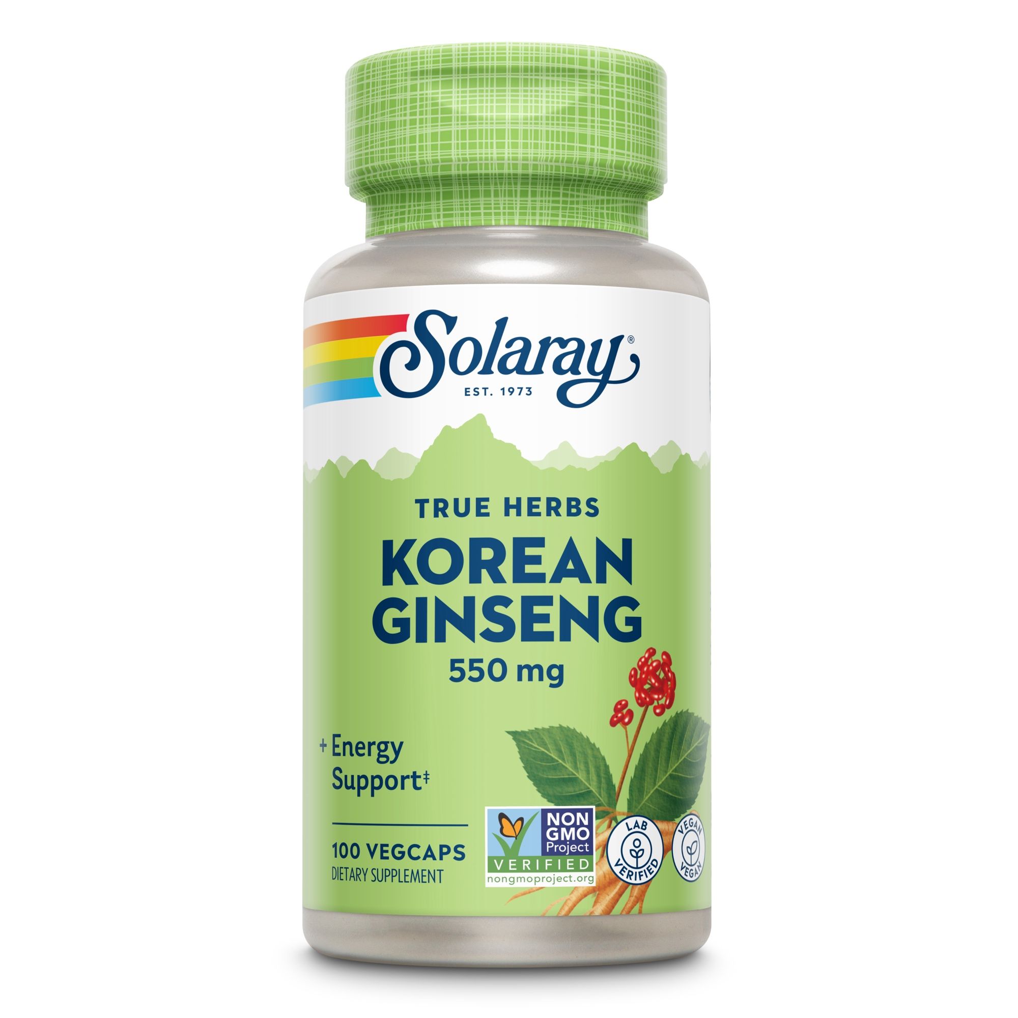 Solaray Ginseng (Korean) 550 mg 100 St Kapseln
