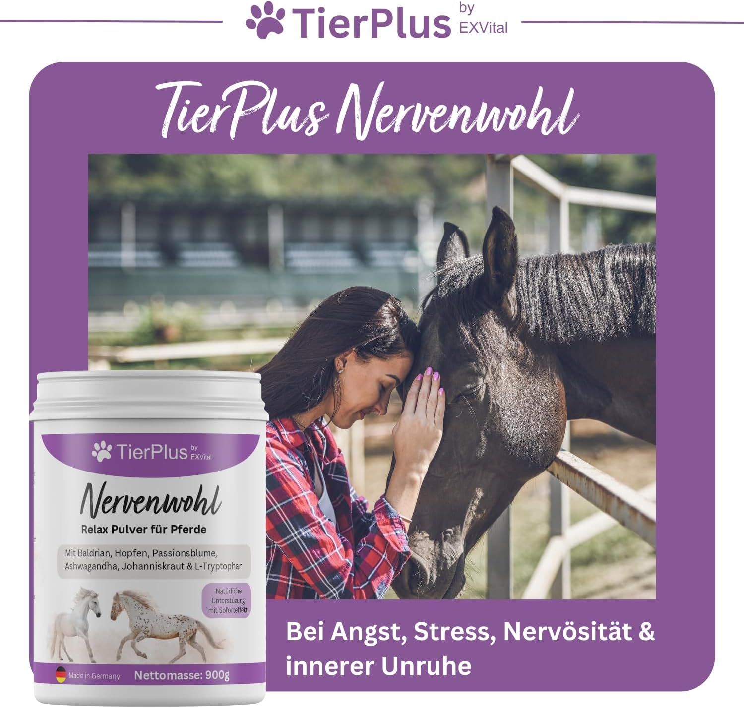 TierPlus® Nervenwohl Relax Pulver für Pferde