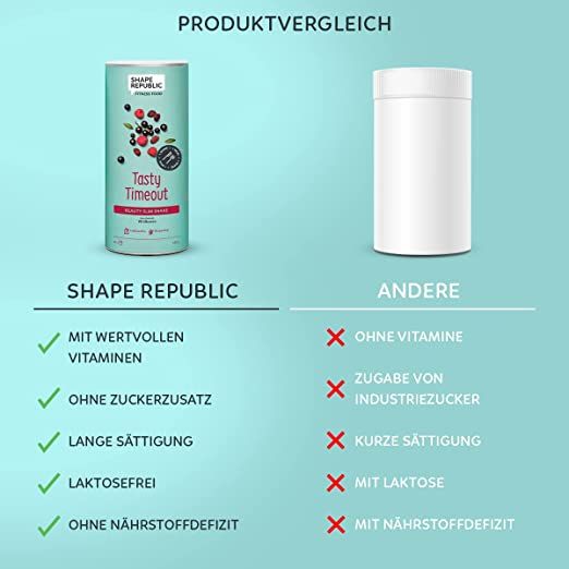 Shape Republic Slim Shake Wildbeere Gewichtsmanagement Shake