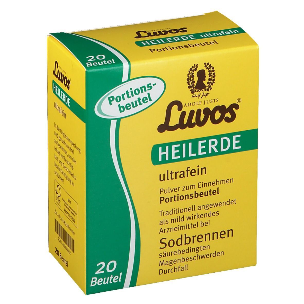 Luvos Heilerde ultrafein Portionsbeutel 20x6,5 g Pulver