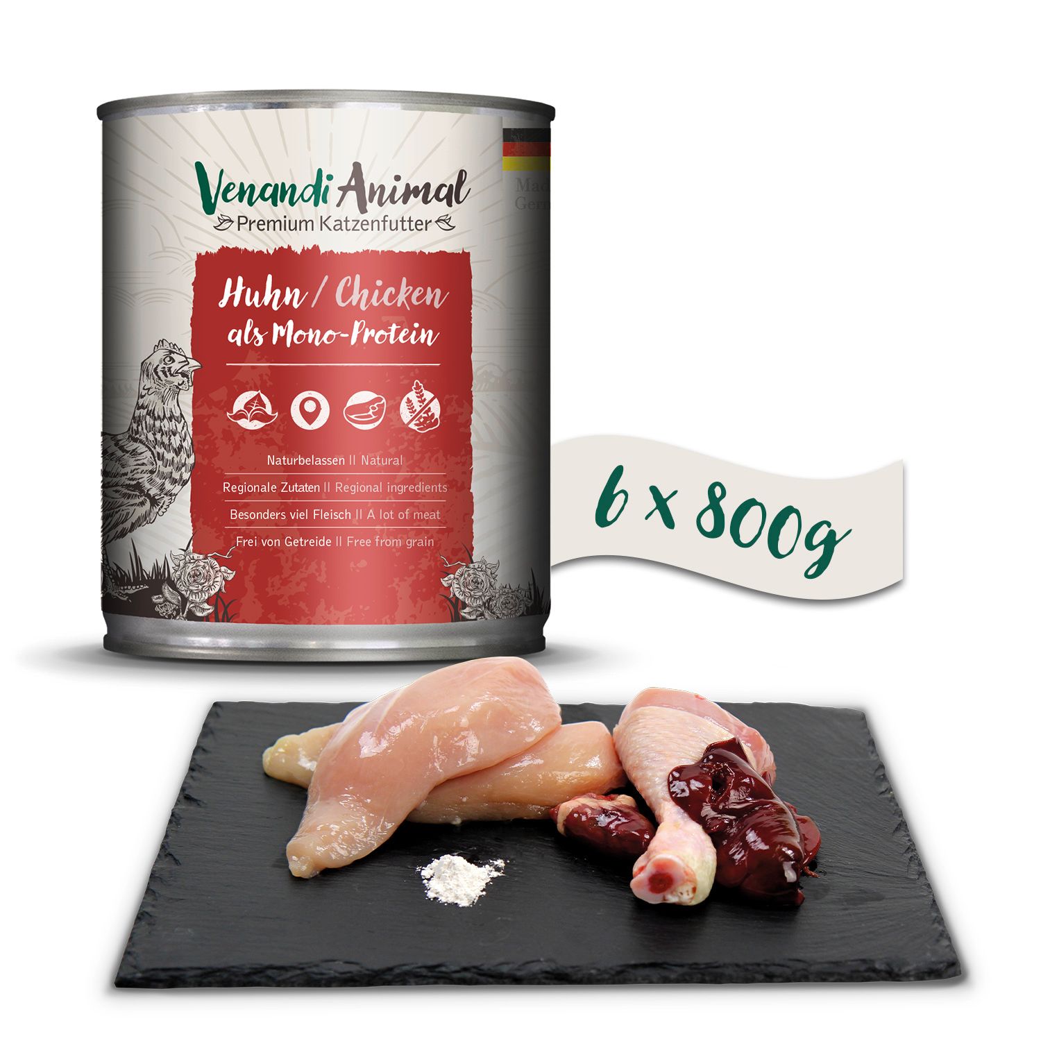 Venandi Animal - Huhn als Monoprotein
