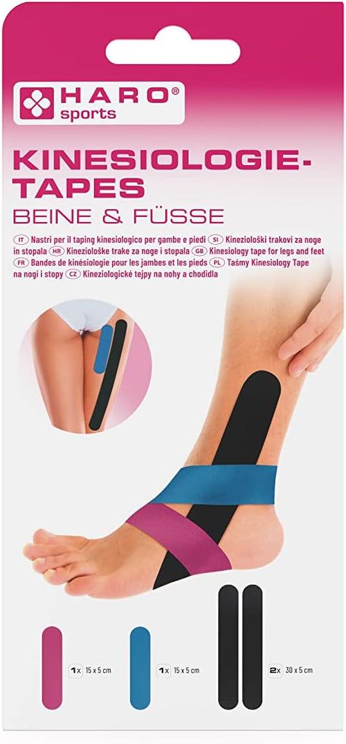 Haro Kinesiologietapes Beine und Füße