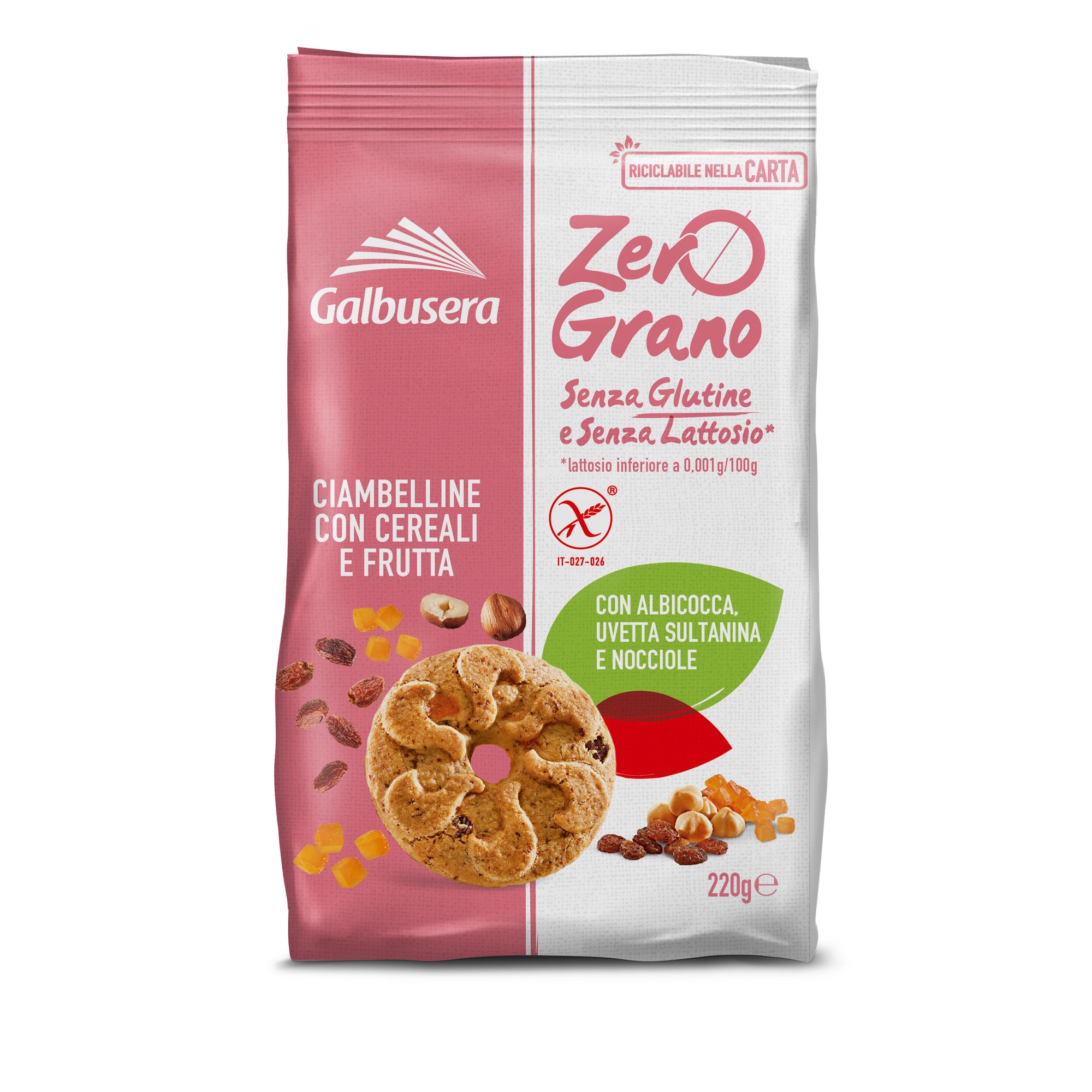 Ciambelle Senza Glutine ai Cereali e Frutta - Galbusera