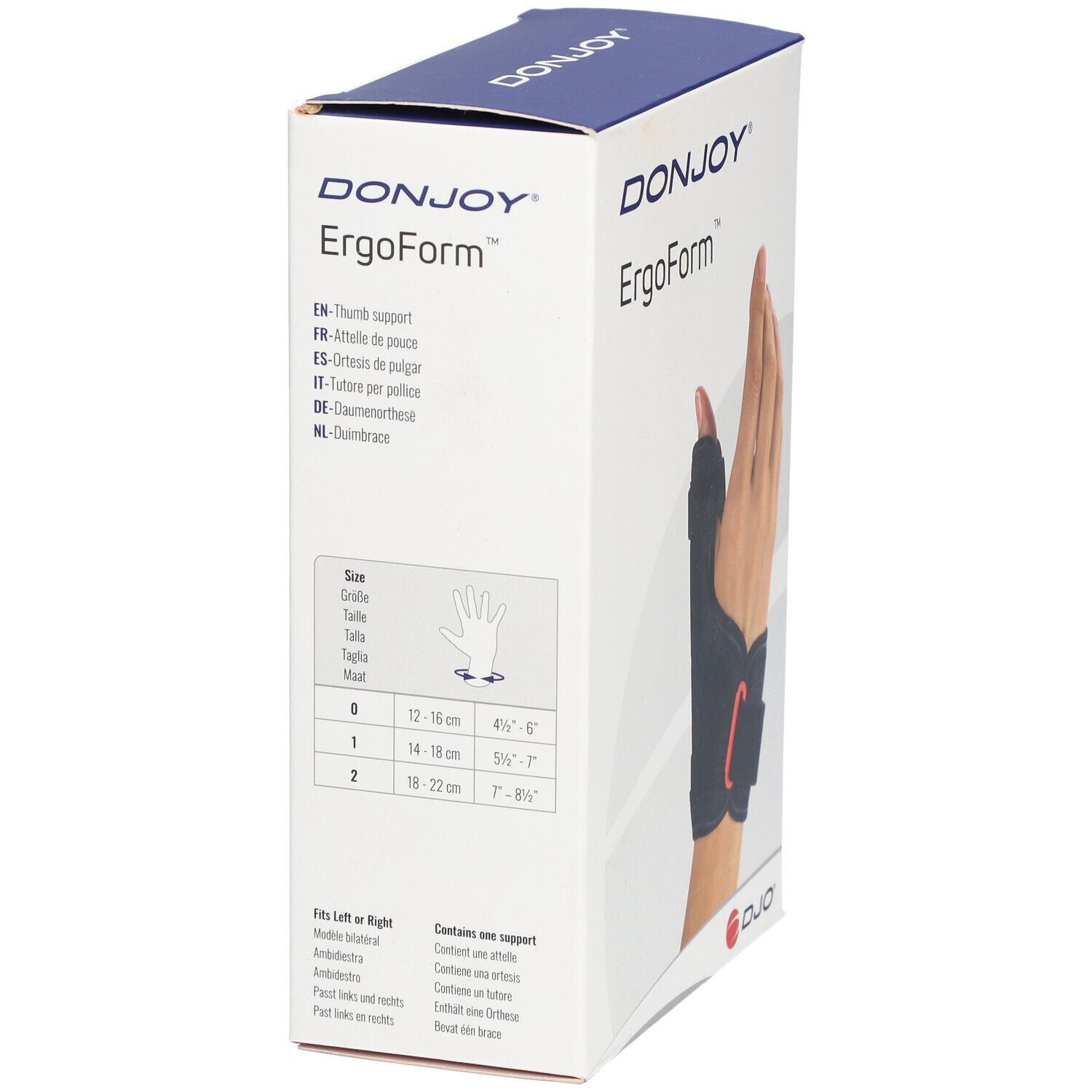 DonJoy ErgoForm Duim Medium 1 St