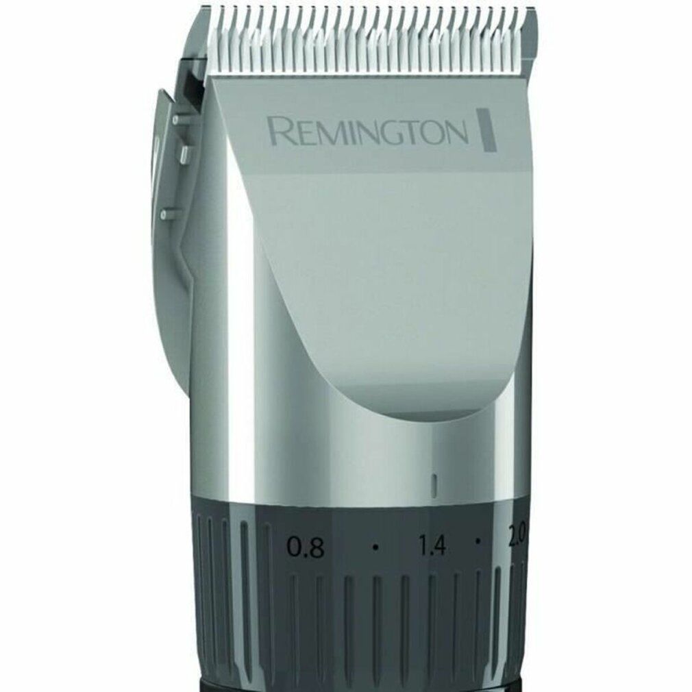 Haarschneidekopf aus Metall mit Einstellrad. Skala von 0,8 bis 2,0 mm. Marke: Remington.