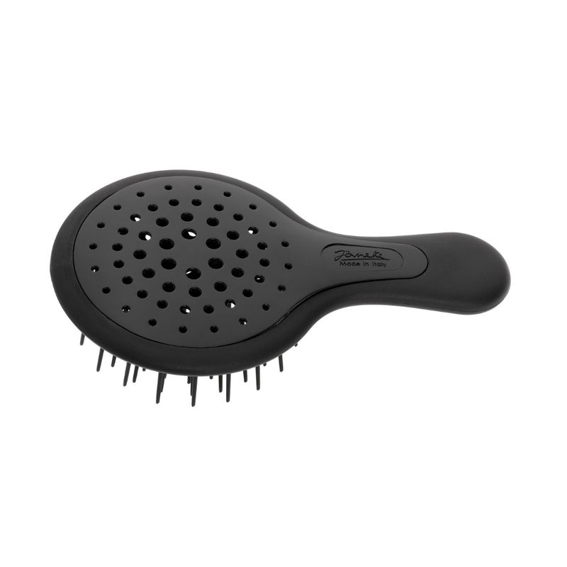 Janeke Mini Superbrush Schwarze Haarbürste 1 St Bürste